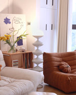 Load image into Gallery viewer, White Gourd Floor Lamp