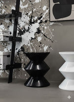 Load image into Gallery viewer, Black Ziggy Stump in Ochre