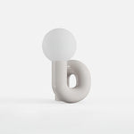 Load image into Gallery viewer, White Caterpillar Table Lamp