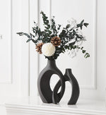 Load image into Gallery viewer, Oval Hollow Ceramic Vase - CHAL