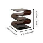 Load image into Gallery viewer, Ripple Curve Side Table