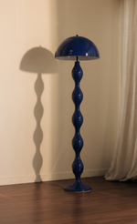Load image into Gallery viewer, Blue Curly Floor Lamp