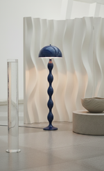 Load image into Gallery viewer, Blue Curly Floor Lamp