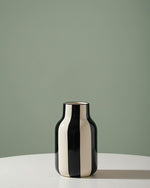 Load image into Gallery viewer, Yellow Striped Glass Vase