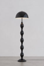Load image into Gallery viewer, Black Curly Floor Lamp