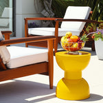 Load image into Gallery viewer, Nordic Hourgalss Hochglanz-ABS-Hocker-Beistelltisch - CHAL