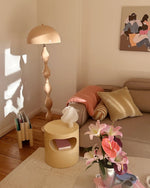 Load image into Gallery viewer, Off-white Curly Floor Lamp