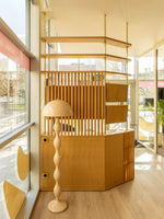 Load image into Gallery viewer, Off-white Curly Floor Lamp