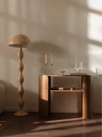 Load image into Gallery viewer, Off-white Curly Floor Lamp