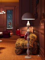 Load image into Gallery viewer, Off-white Curly Floor Lamp