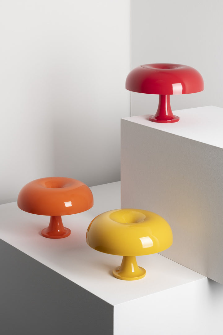 Orange Mushroom Playful Table Lamp