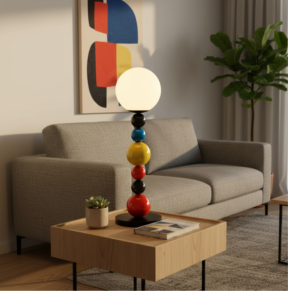 Colorful Ball Table Lamp CHAL Décoration