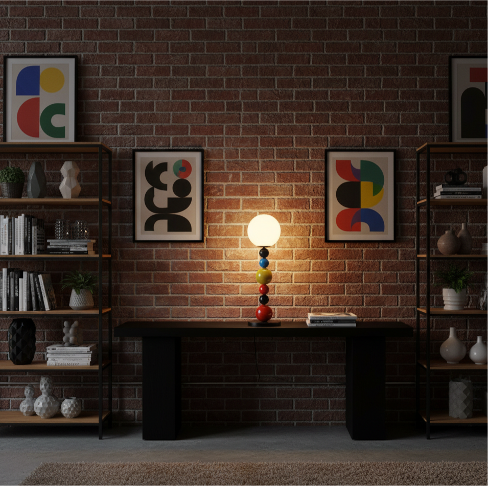 Colorful Ball Table Lamp CHAL Décoration