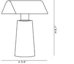 Load image into Gallery viewer, Carat Table Lamp
