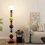 Load image into Gallery viewer, This highlights the lamp’s vibrant colors, playful aesthetic, and modern elegance, emphasizing its ability to transform any space with energy and style.
