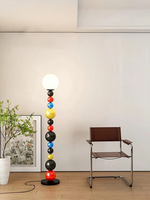 Load image into Gallery viewer, This highlights the lamp’s vibrant colors, playful aesthetic, and modern elegance, emphasizing its ability to transform any space with energy and style.
