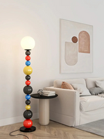 Load image into Gallery viewer, This highlights the lamp’s vibrant colors, playful aesthetic, and modern elegance, emphasizing its ability to transform any space with energy and style.
