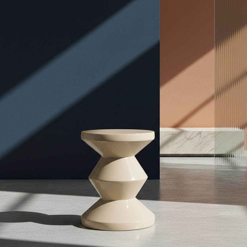 Beige Ziggy Stump in Ochre