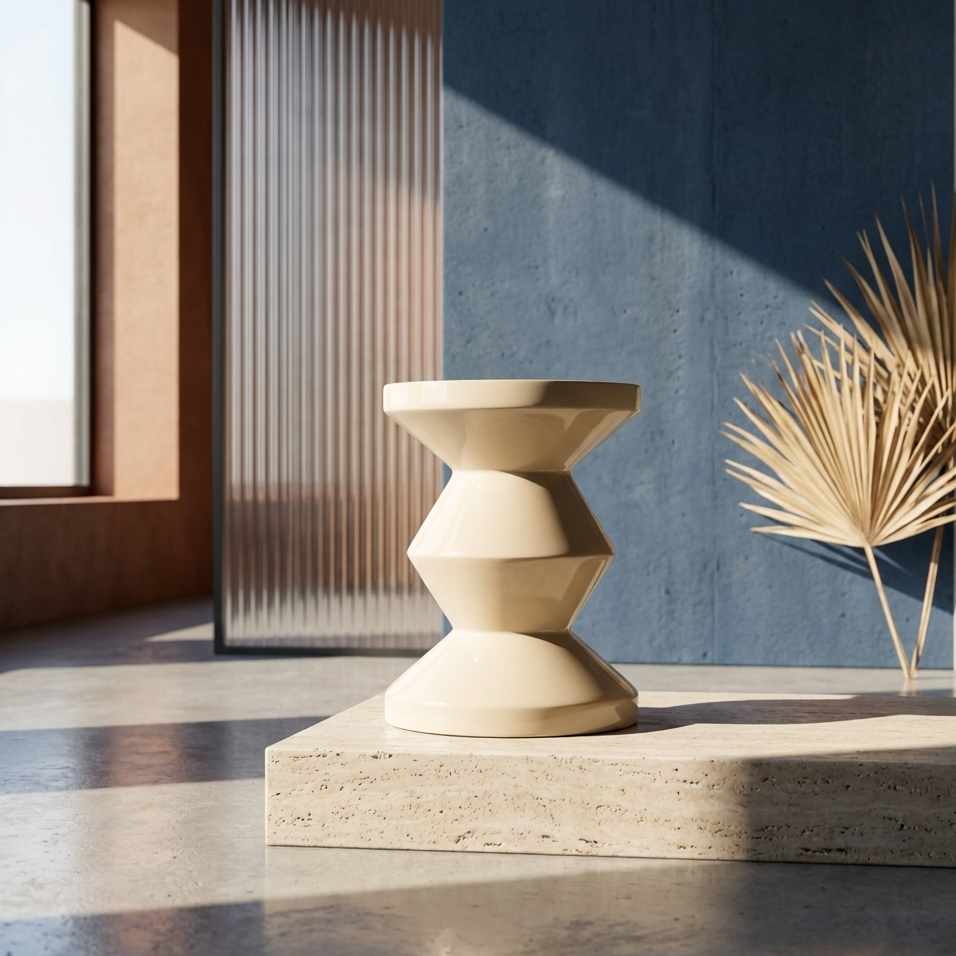 Beige Ziggy Stump in Ochre