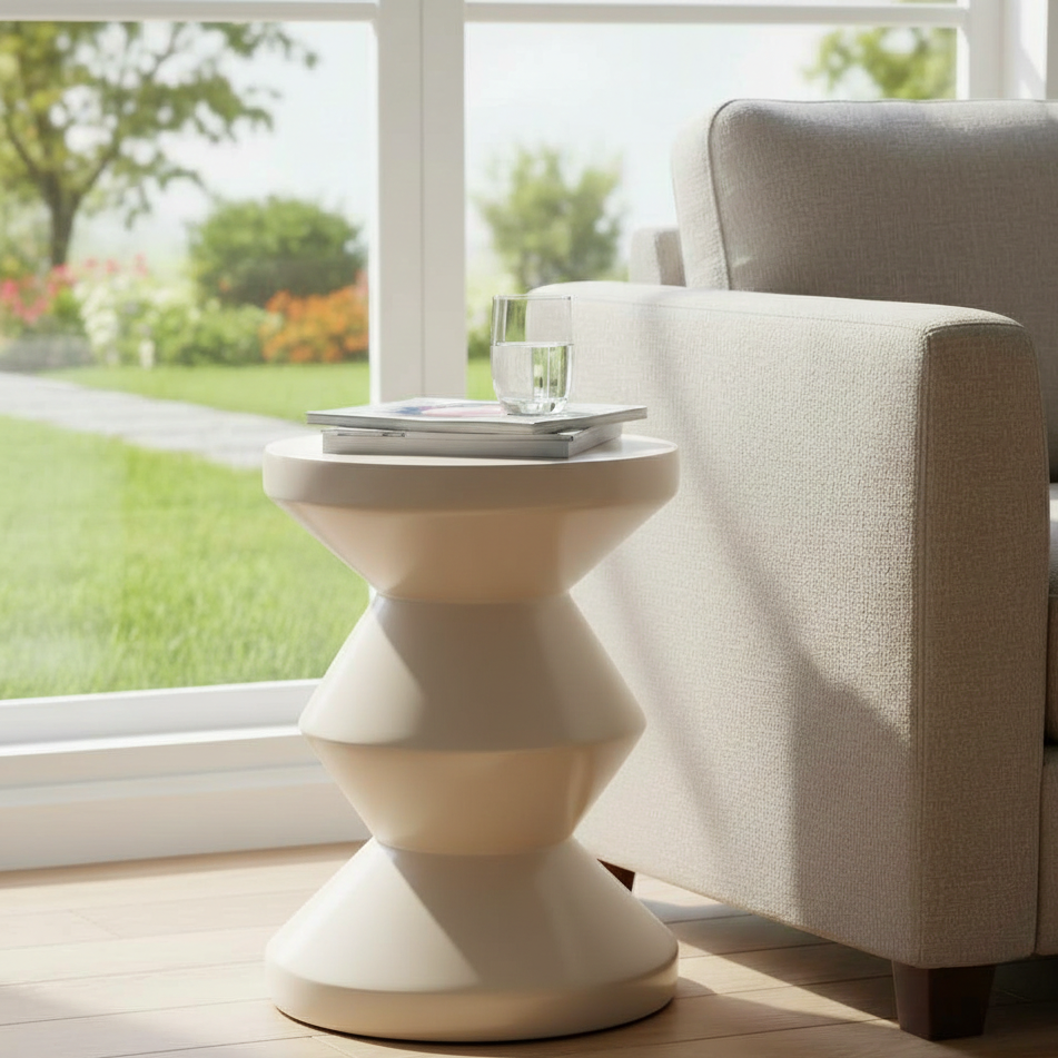 Beige Ziggy Stump in Ochre