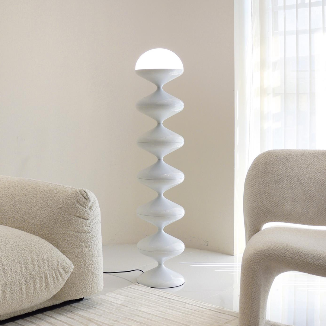 White Gourd Floor Lamp
