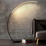 Load image into Gallery viewer, This highlights the lamp’s soft, ambient lighting inspired by the moon, along with its sleek and modern aesthetic.
