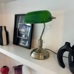 Charger l'image dans la visionneuse de galerie, Cordless Retro Bankers Lamp CHAL