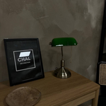 Charger l'image dans la visionneuse de galerie, Cordless Retro Bankers Lamp CHAL