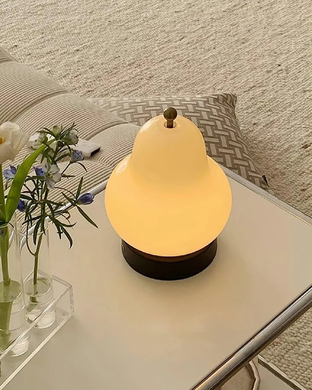 PEAR BUILT-IN BATTERY TABLE LAMP