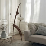 Load image into Gallery viewer, Wooden Floor Lamp Mantis
