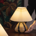 Load image into Gallery viewer, Pleated Cavolo Table Lamp - CHAL
