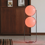 Load image into Gallery viewer, Gemini Dual Sphere Floor Lamp
