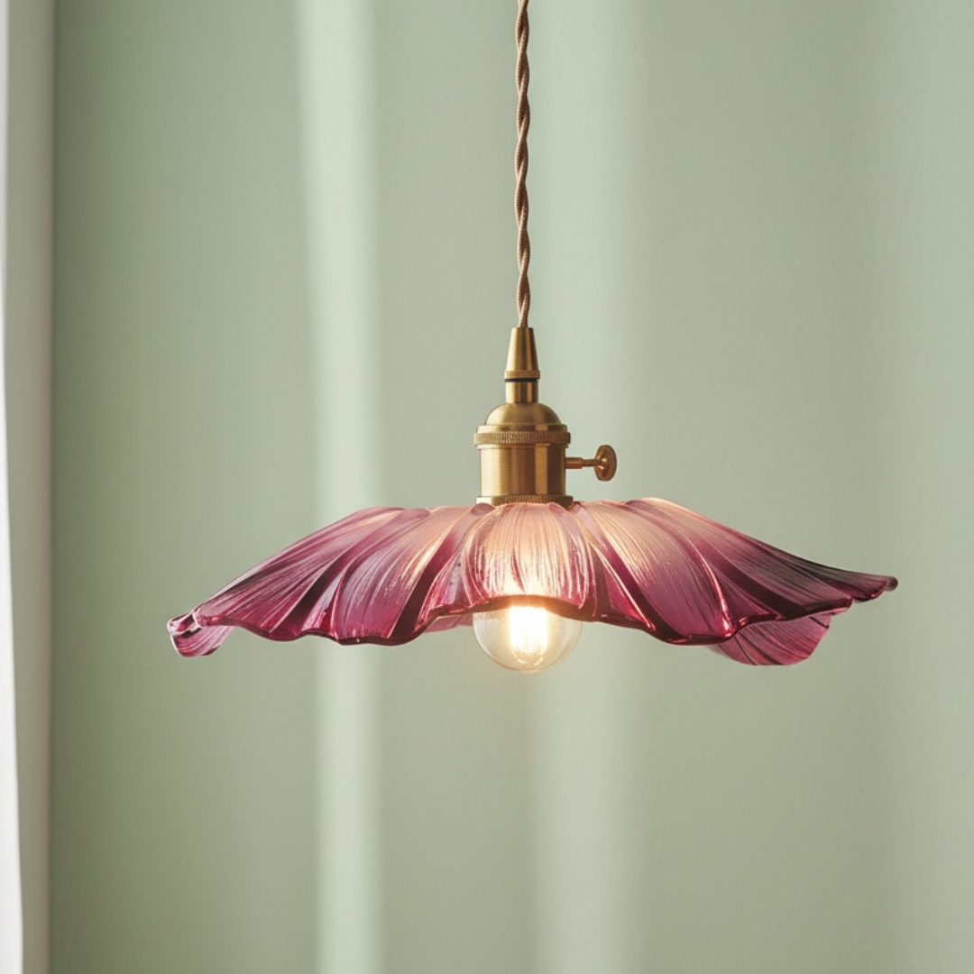 Flower Glass Pendant Lamp