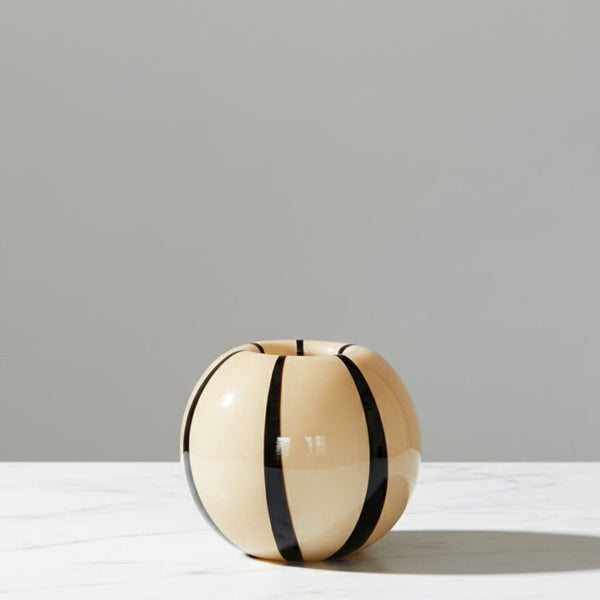 Pleated Cavolo Vase III CHAL