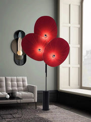 TRIPLE FLORAL FLOOR LAMP