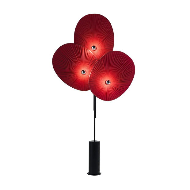 TRIPLE FLORAL FLOOR LAMP