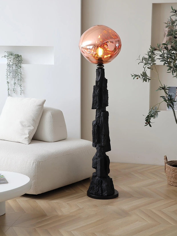 VOLCANO ROCK FLOOR LAMP