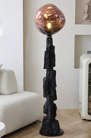 VOLCANO ROCK FLOOR LAMP