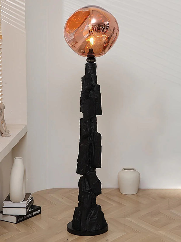 VOLCANO ROCK FLOOR LAMP