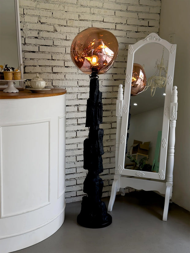 VOLCANO ROCK FLOOR LAMP