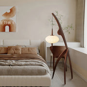 WOODEN FLOOR LAMP MANTIS