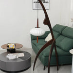 Load image into Gallery viewer, Wooden Floor Lamp Mantis
