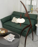 Load image into Gallery viewer, Wooden Floor Lamp Mantis
