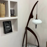 Load image into Gallery viewer, Wooden Floor Lamp Mantis
