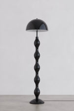 Load image into Gallery viewer, Black Curly Floor Lamp