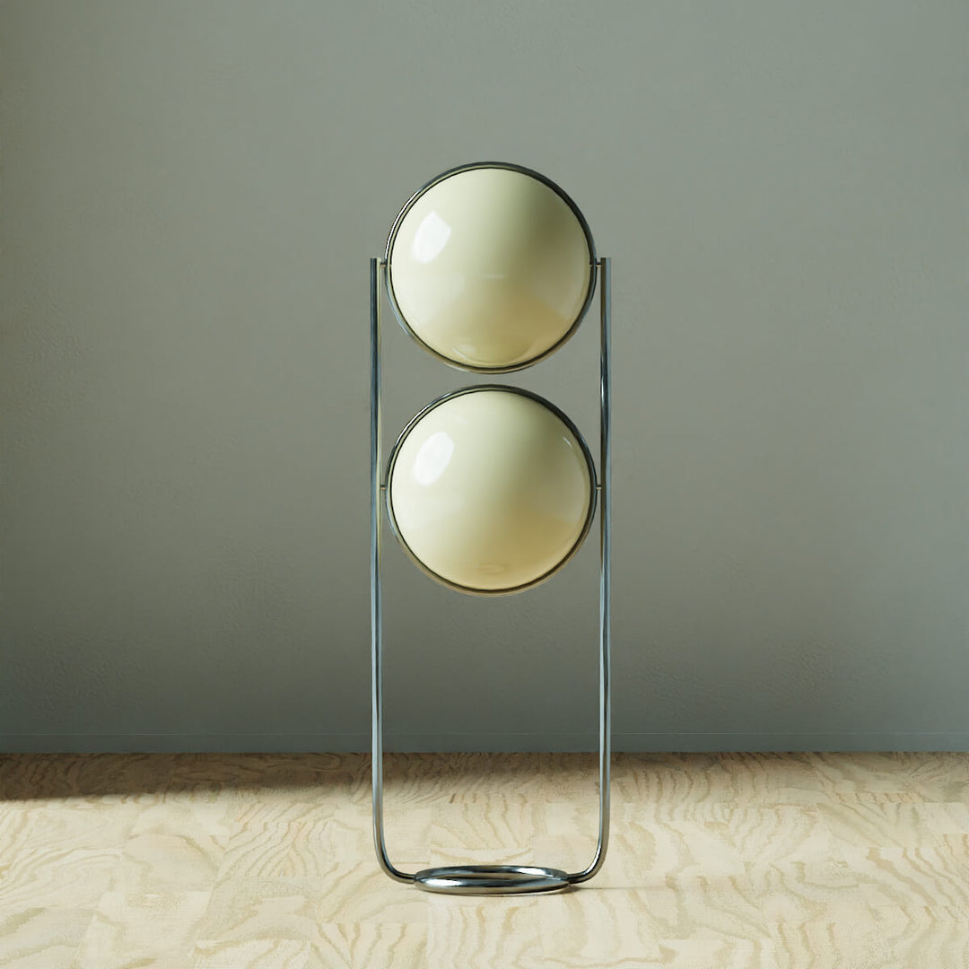 Gemini Dual Sphere Floor Lamp - CHAL