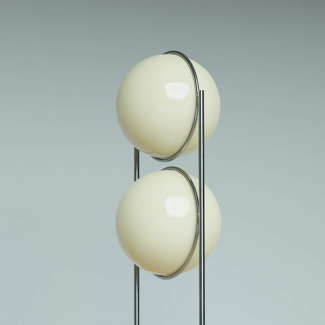 Gemini Dual Sphere Floor Lamp - CHAL