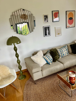 Load image into Gallery viewer, Green Curly Floor Lamp