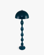 Load image into Gallery viewer, Blue Curly Floor Lamp