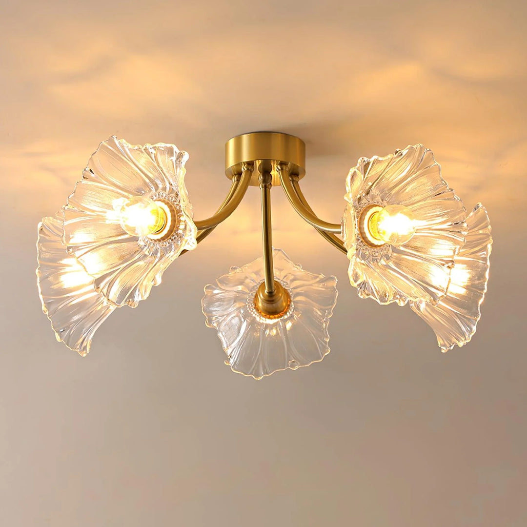 Kalin Flower Glass Ceiling Light - CHAL